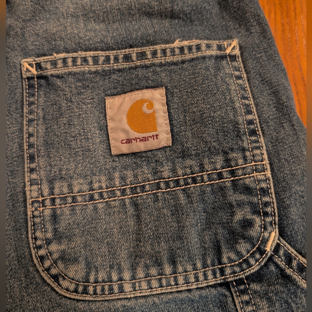 Carhartt WIP Denim Cutoff Shorts, Size 26 - Picture 4 of 10